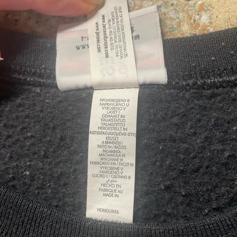 Ron Jon surf sweatshirt Orange Beach AL pull over cotton black mens size small S - Picture 9 of 10